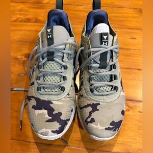 UA Project Rock 5 Vets Day Training Shoe Camo